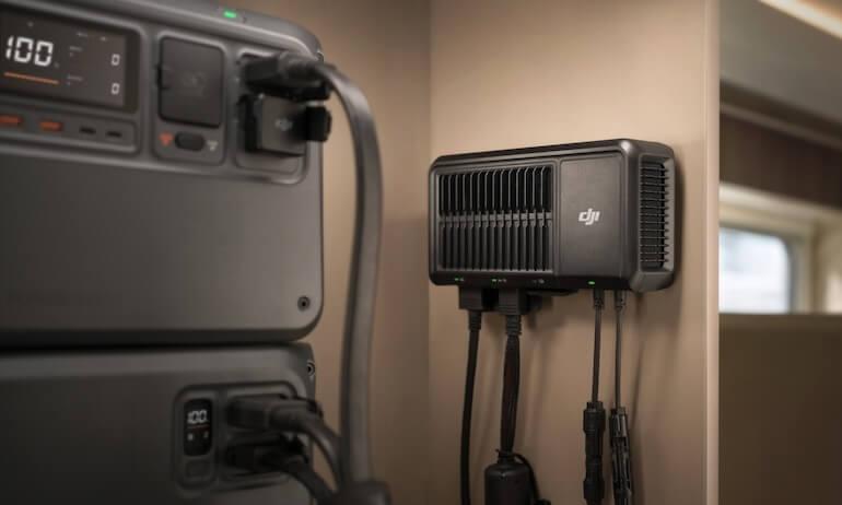 DJI 正式發表 DJI Power 1.8 千瓦太陽能/行車閃充、DJI Power 1 千瓦行車閃充