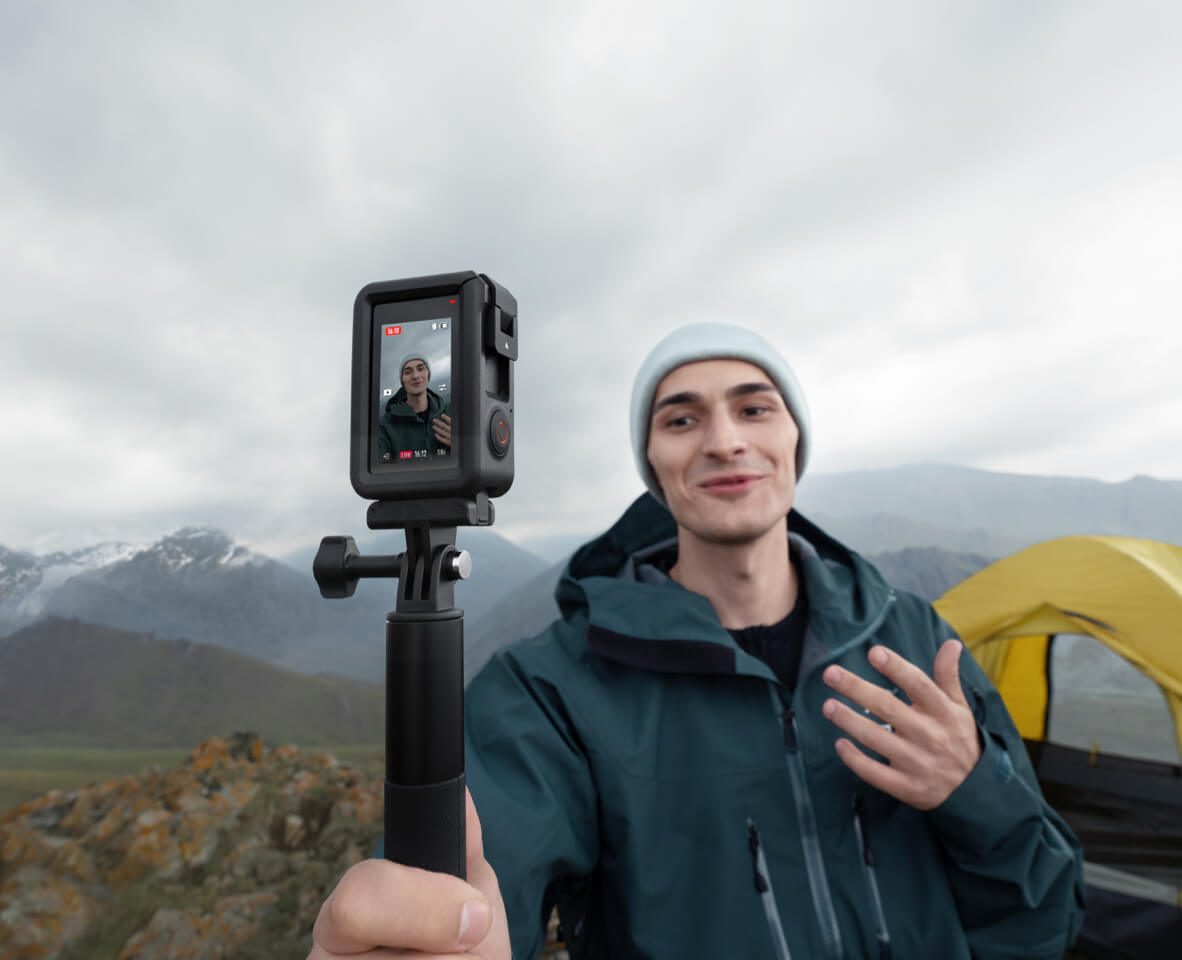 livestreaming with an action camera