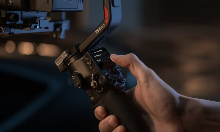 DJI RS 4 Pro | 觸控螢幕選單功能介紹